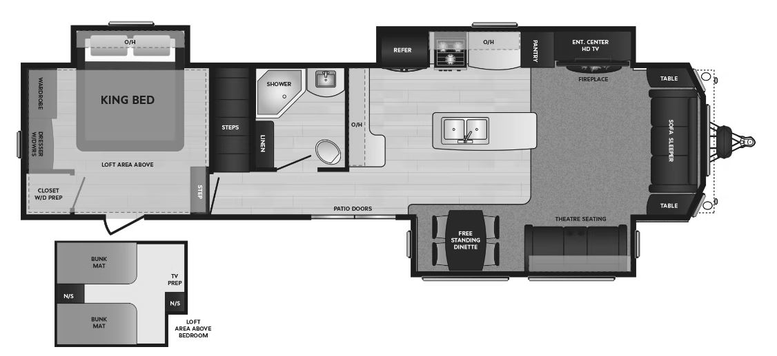 2023 Residence 401LOFT floorplan